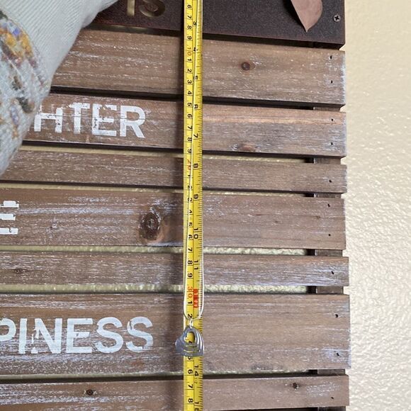 Faith Love Hope Sterling Silver Heart Pendant - Picture 6 of 6